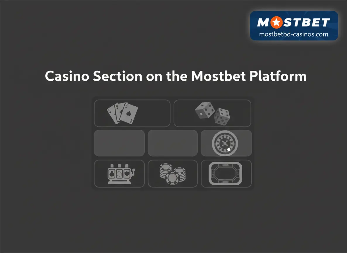 Casino Section on the Mostbet Platform